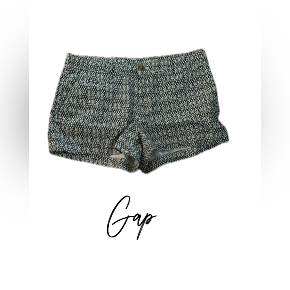 GAP Women's High Waist Patterned Shorts